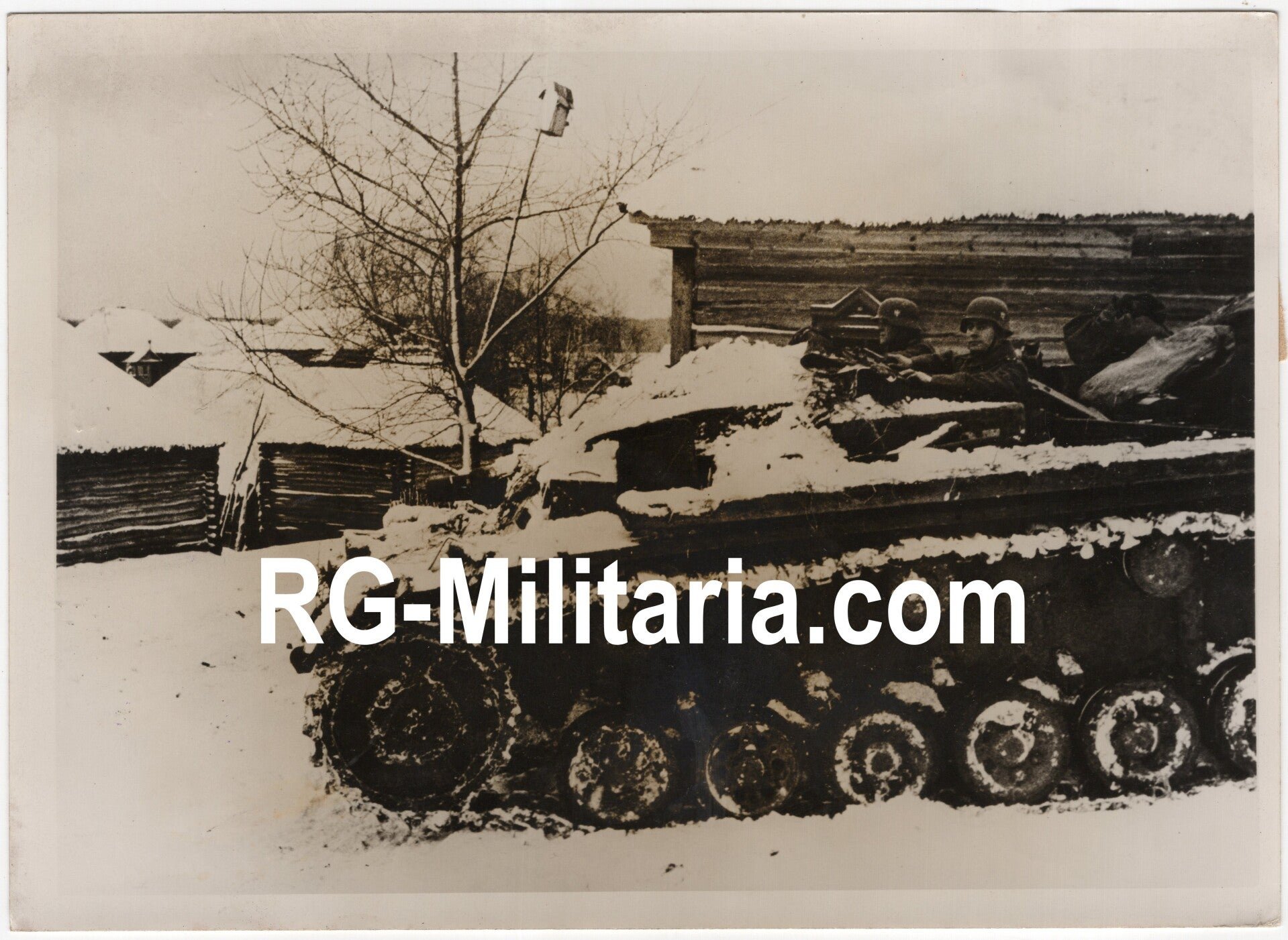 Original WW2 German Press Photo - German Panzer Stug III Tank on the Eastern Front (1941) — image 3