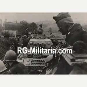 Original WW2 German Waffen SS Press Photo - German Panzer …