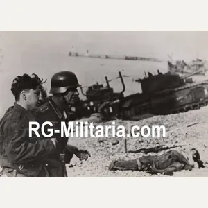 Original WW2 German Waffen SS Press Photo - German and …