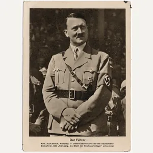 Original WW2 German Postcard - Der Führer, Adolf Hitler, Nürnberg, …