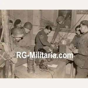 Original WW2 US Press Photo - US 8th Armored Division …