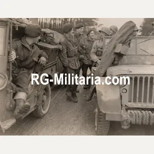 Original WW2 US Press Photo - US 8th Armored Division …