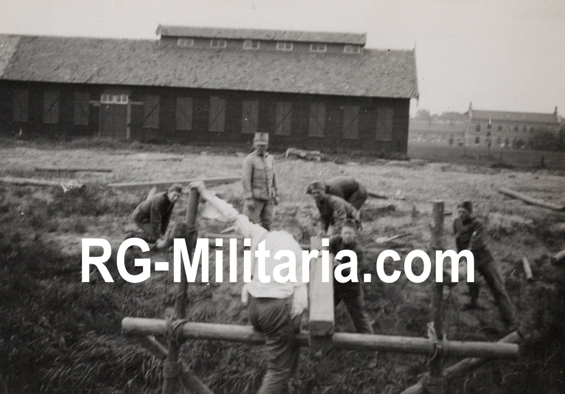 Original WW2 Dutch Photo - Photo grouping Dutch pontonniers in Breda (1939) — image 16