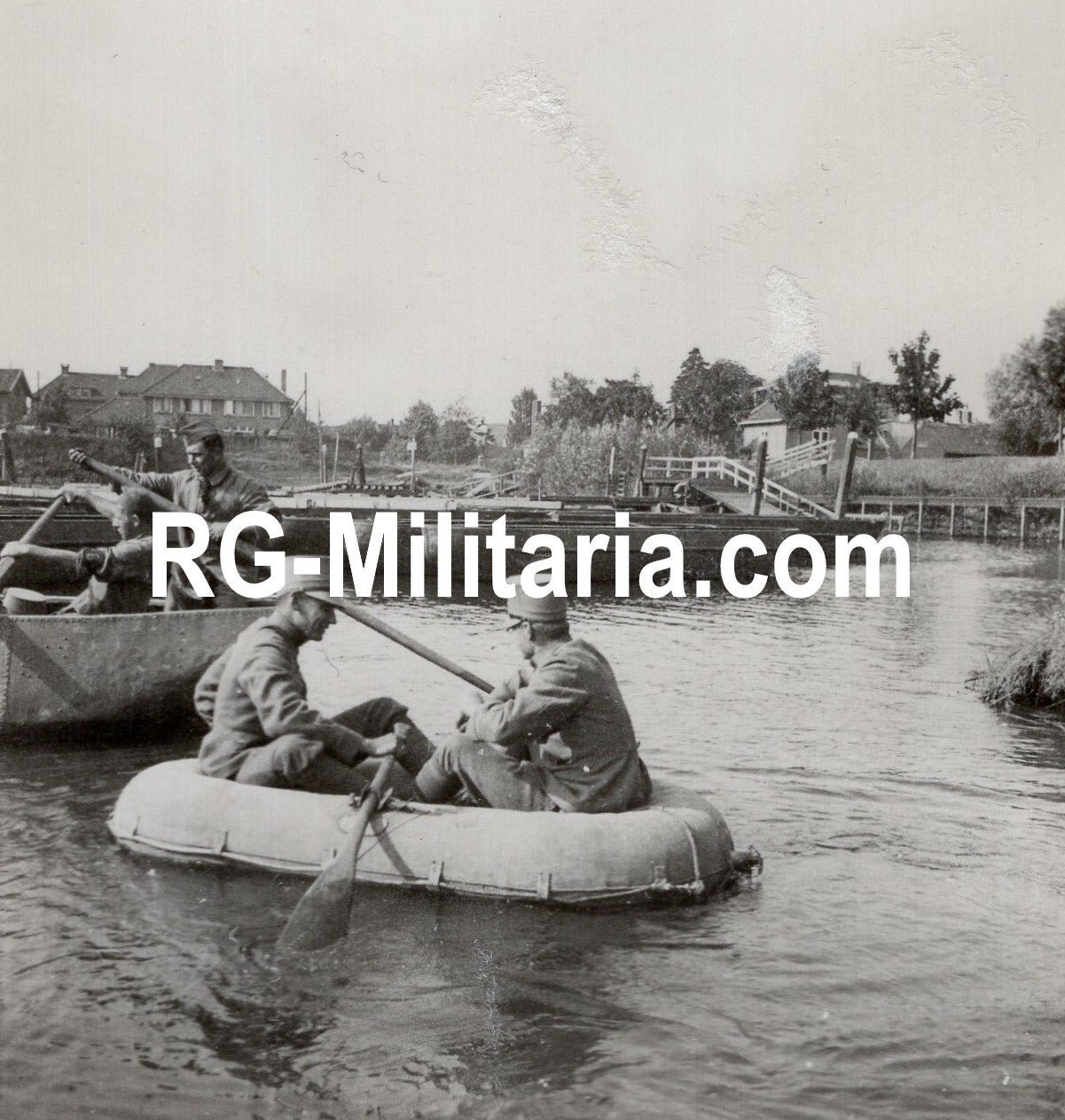 Original WW2 Dutch Photo - Photo grouping Dutch pontonniers in Breda (1939) — image 4