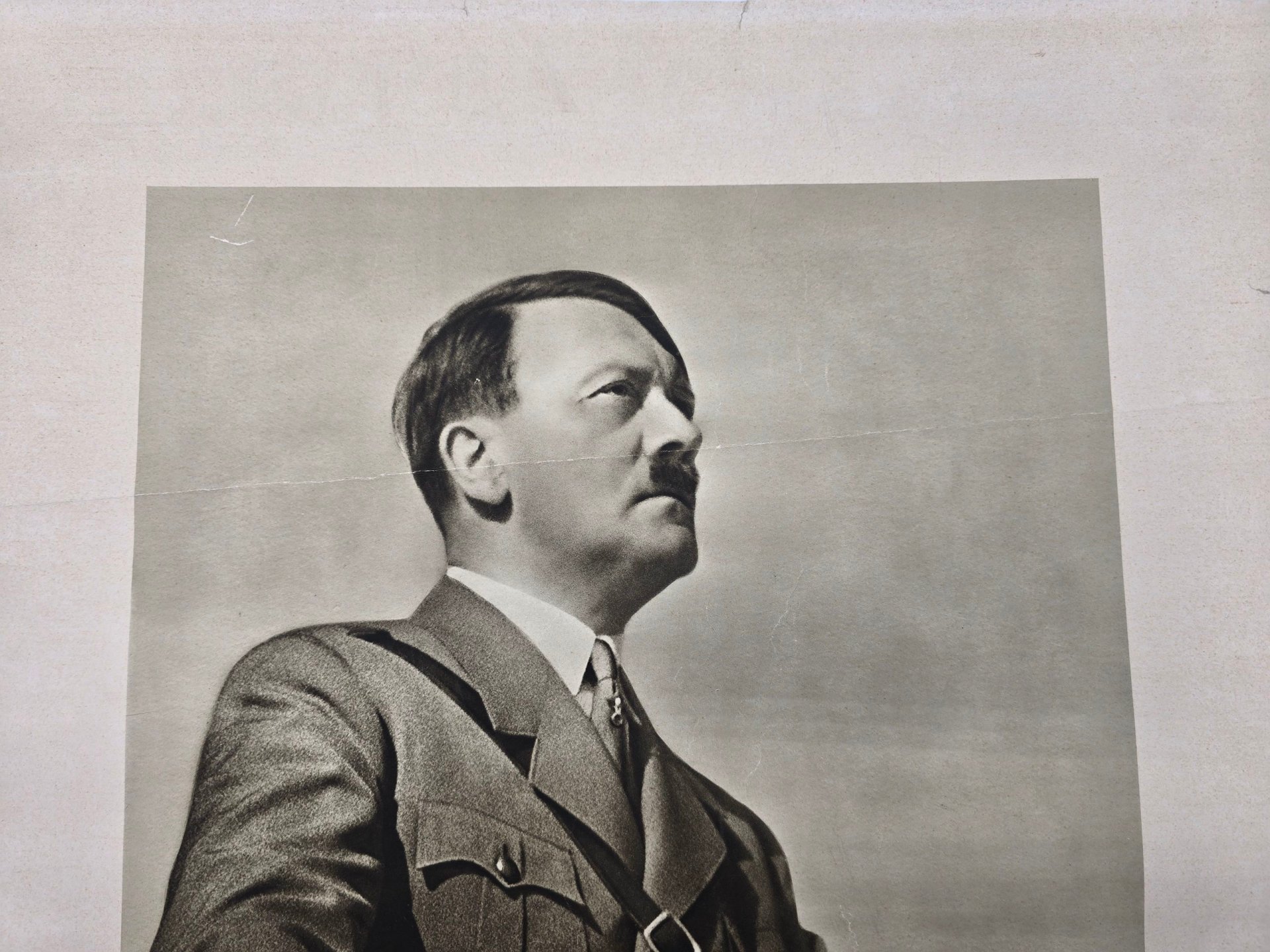 Original WW2 German Poster - Portrait Adolf Hitler, Schulmann Heft 2 (1936) — image 3