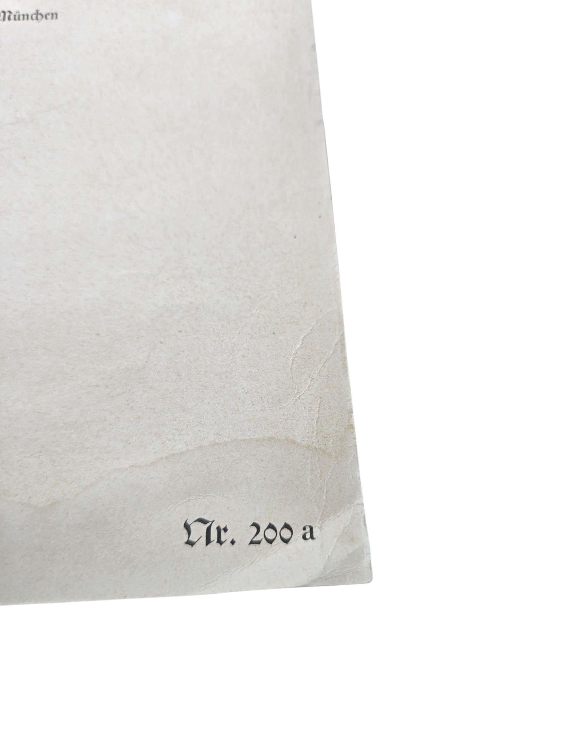 Original WW2 German Poster - Portrait Adolf Hitler, Schulmann Heft 2 (1936) — image 6