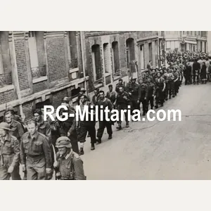 Original WW2 German Waffen SS Press Photo - British POW …