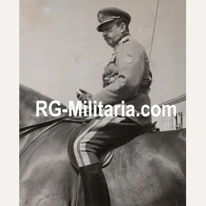 Original WW2 German Press Photo - Finnish president Feldmarschall Carl …