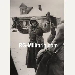Original WW2 German Press Photo - Captured Soviet soldier, Eastern …