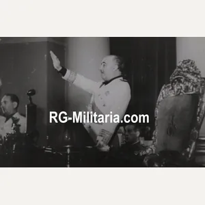 Original WW2 Belgian Press Photo - Spanish fascist leader Francisco …