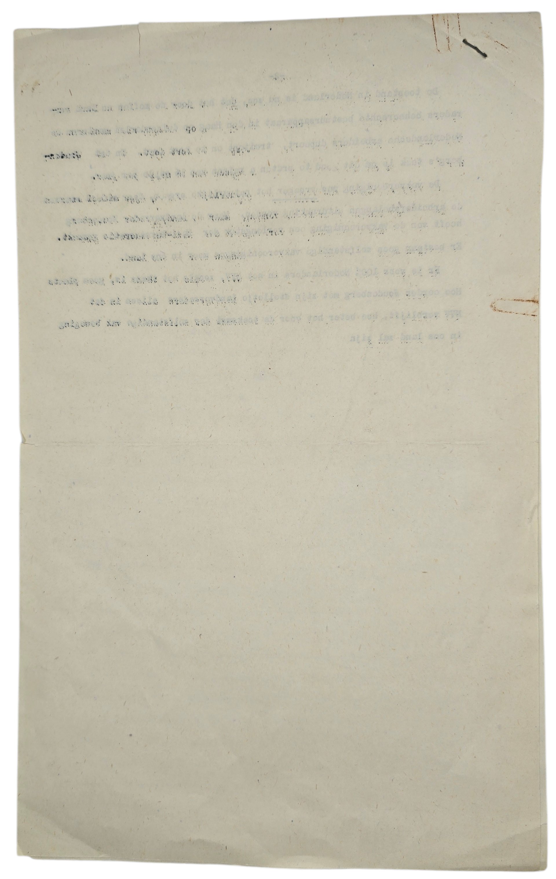 Original WW2 Dutch Resistance Document - RVD Radio Oranje broadcast about the NVV (1941) — image 3