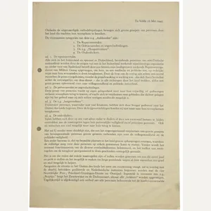 Original WW2 Dutch Liberation Document - HARK information for evacuees, …