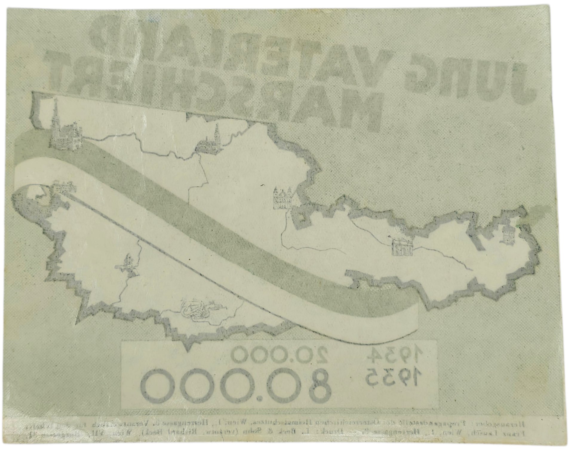 Original WW2 Austrian Document - Jung Vaterland Marschiert, Österreichischen Heimatschutzes (1935) — image 2