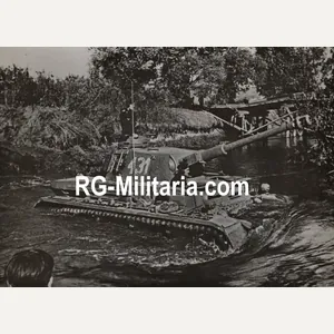 Original WW2 French Press Photo - German Panzer IV Tanks …
