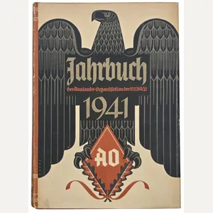 Original WW2 German AO Book - Jahrbuch der Auslands-Organisation der …