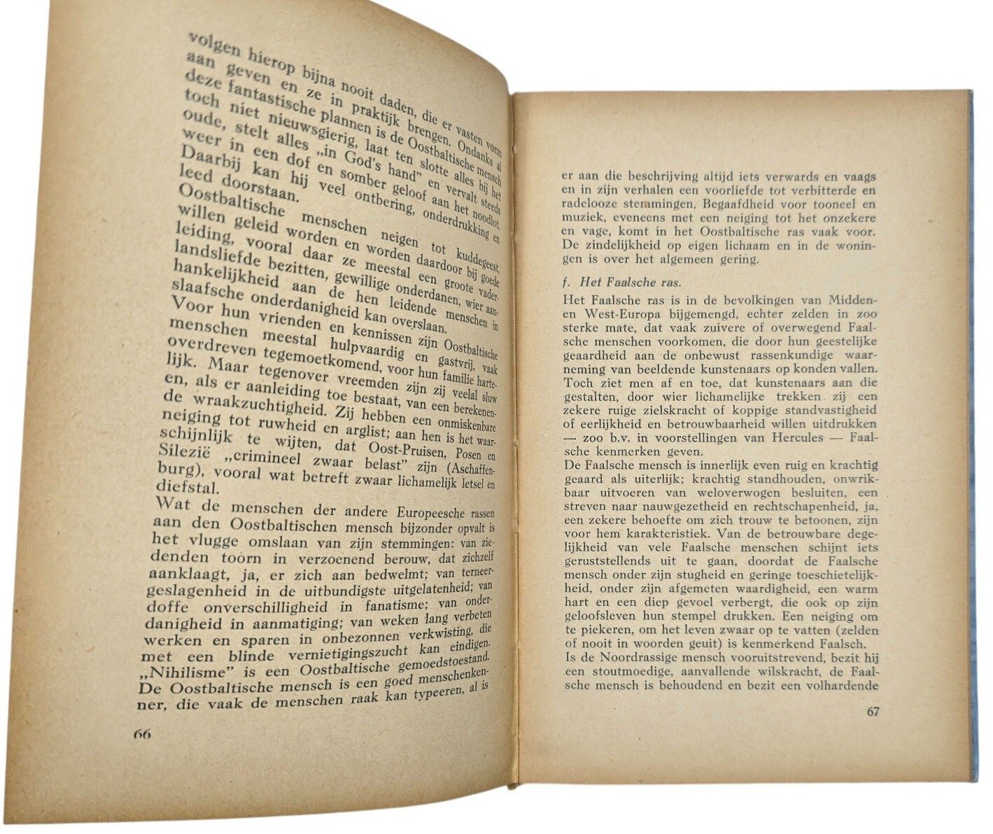 Original WW2 Dutch Collaboration NSB Book - Beknopte Rassenkunde der Germaansche Volken, Dr. Hans F. K. Günther (1942) — image 4