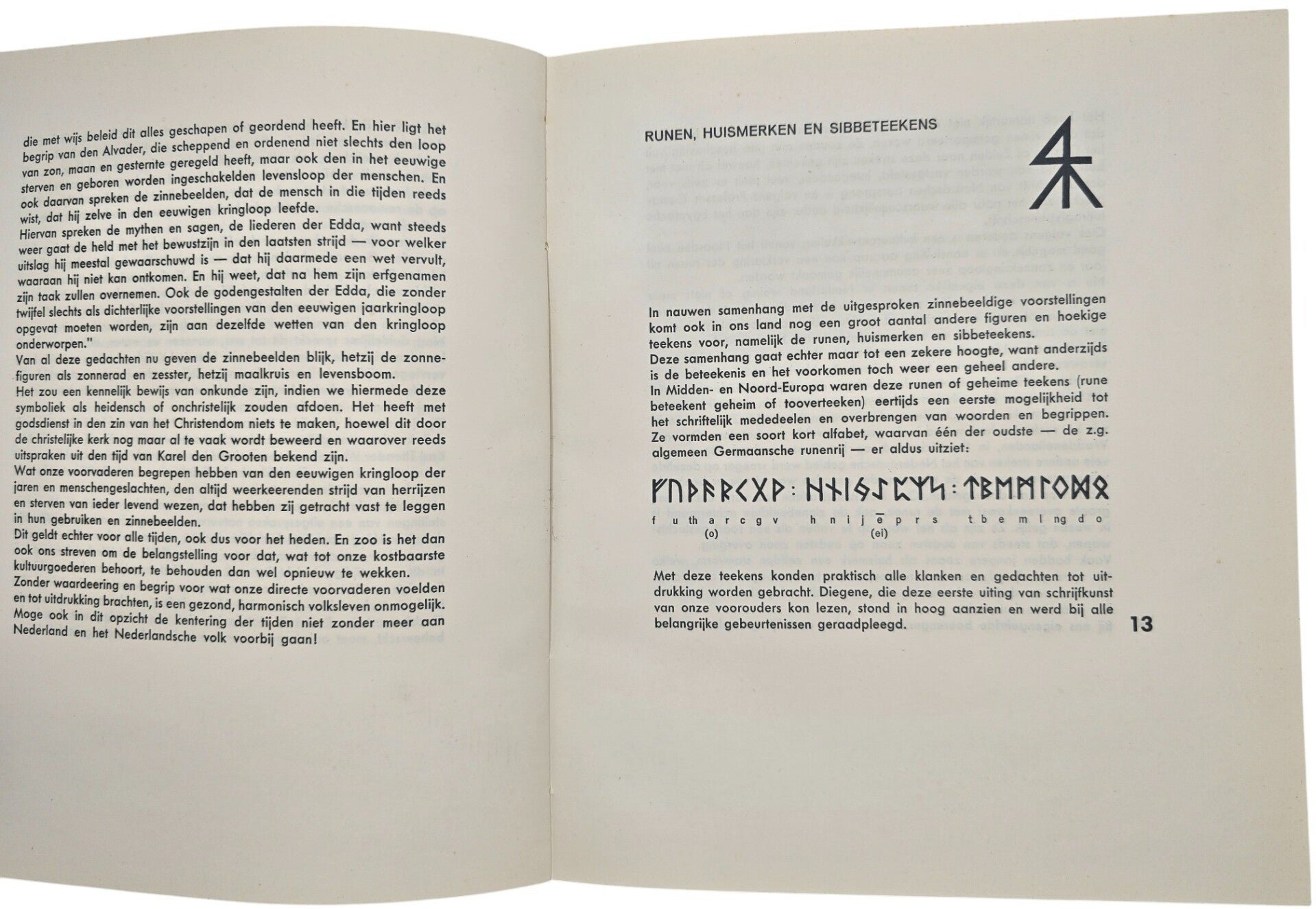 Original WW2 Dutch Collaboration NSB Book - Zinnebeelden in Nederland, W. F. van Heemskerck Düker — image 3