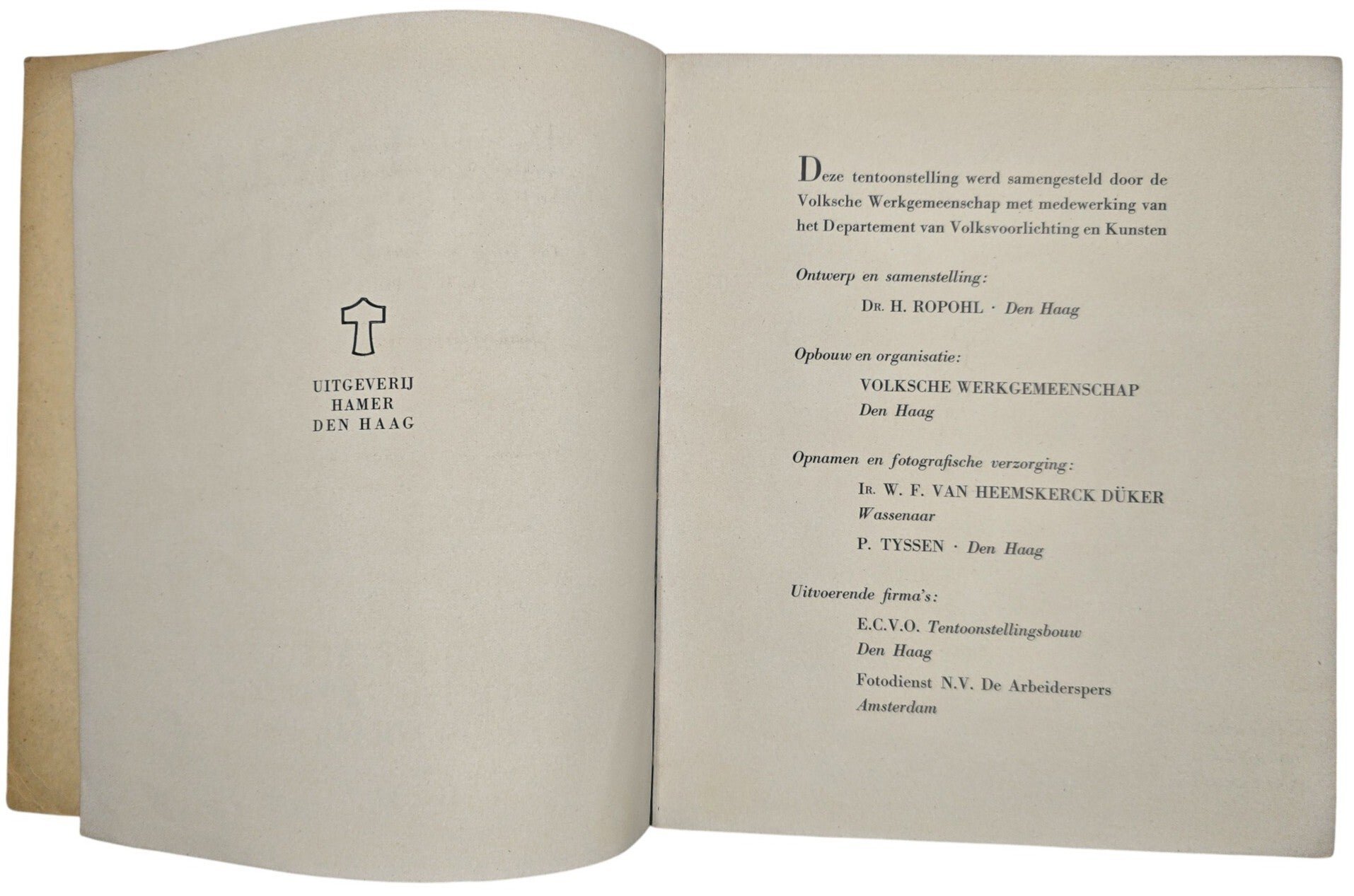 Original WW2 Dutch Collaboration NSB Brochure - Exhibition Eeuwig levende Teekens, Den Haag (1941) — image 3