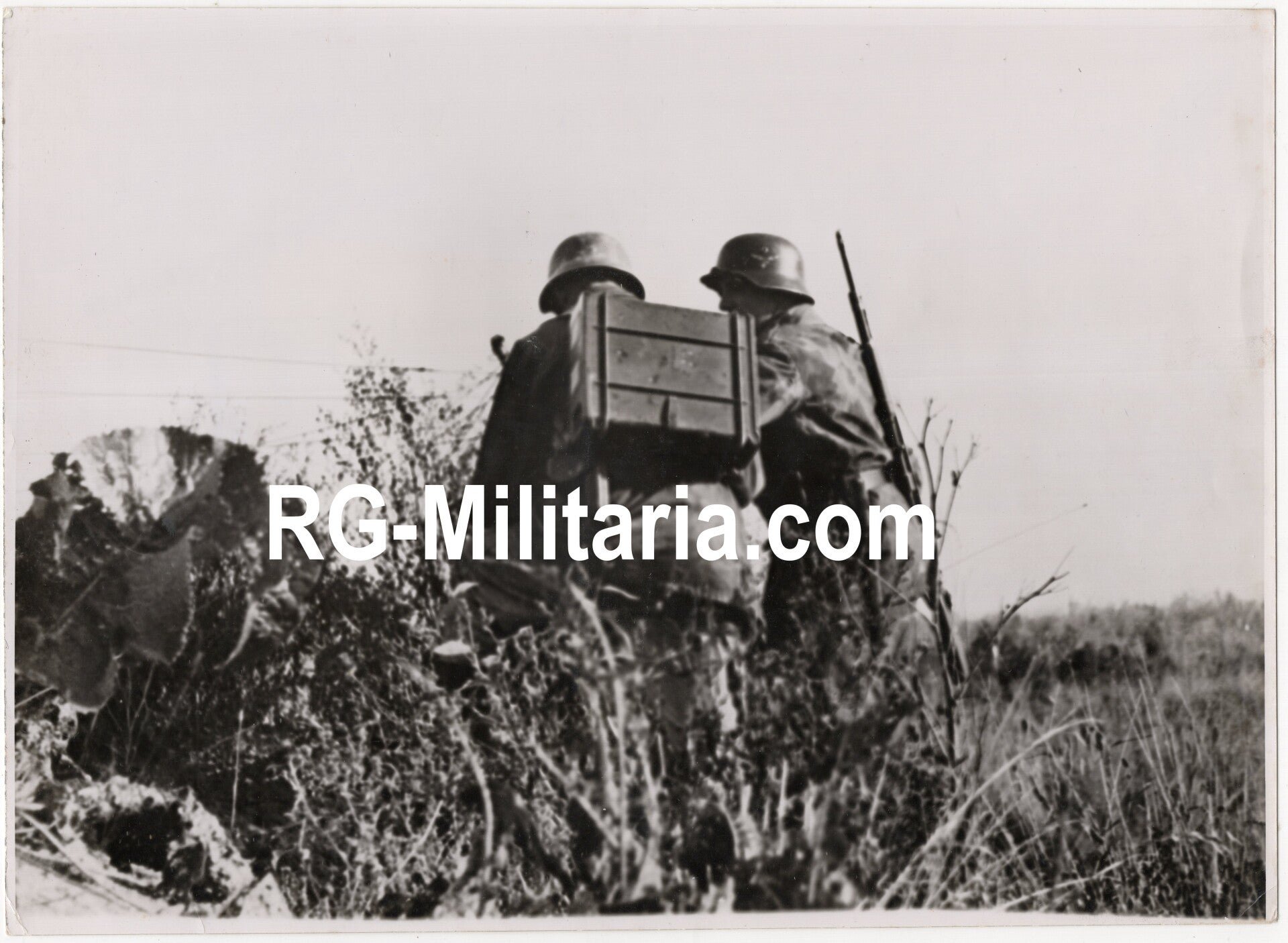 Original WW2 German Press Photo - Luftwaffe Felddivision Störungstrupp at the front (1943) — image 3