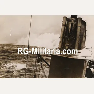 Original WW2 German Press Photo - KM Kriegsmarine ship