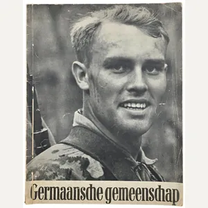 Original WW2 Dutch Waffen SS Brochure - Germaansche Gemeenschap Nummer …