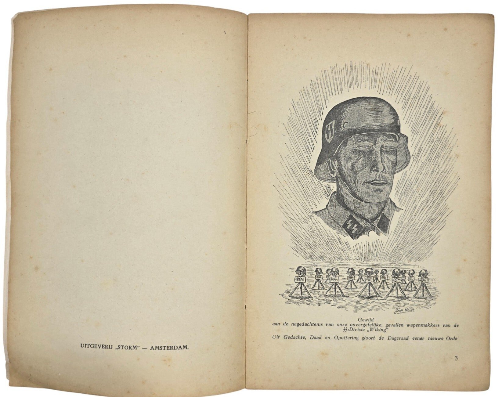 Original WW2 Dutch Waffen SS Brochure - Wiking door Rusland, J. B. van Heutsz JR. (1942) — image 3