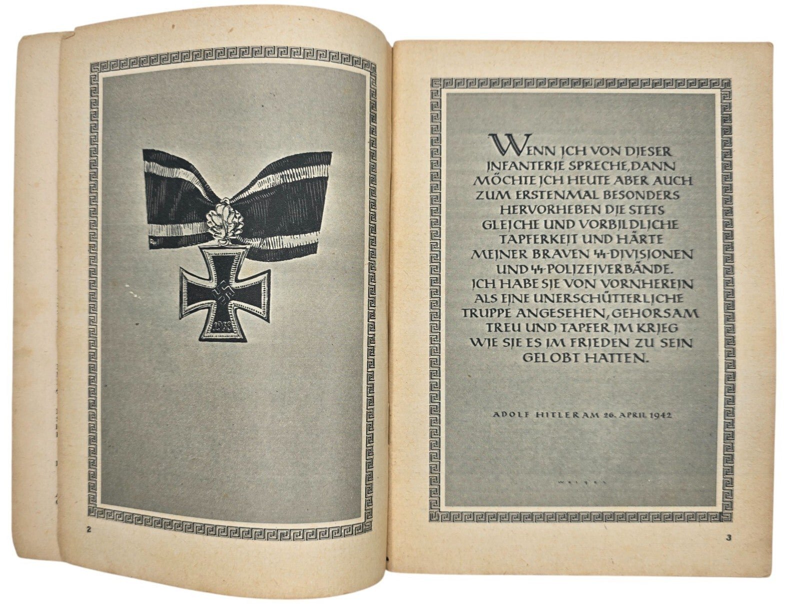 Original WW2 German Waffen SS Brochure - Dich ruft die SS, Der Reichsführer SS (1942) — image 3