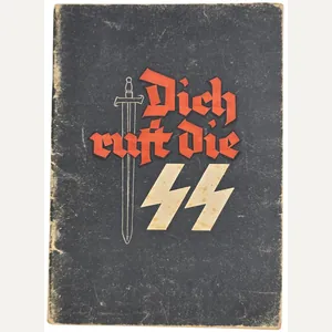 Original WW2 German Waffen SS Brochure - Dich ruft die …
