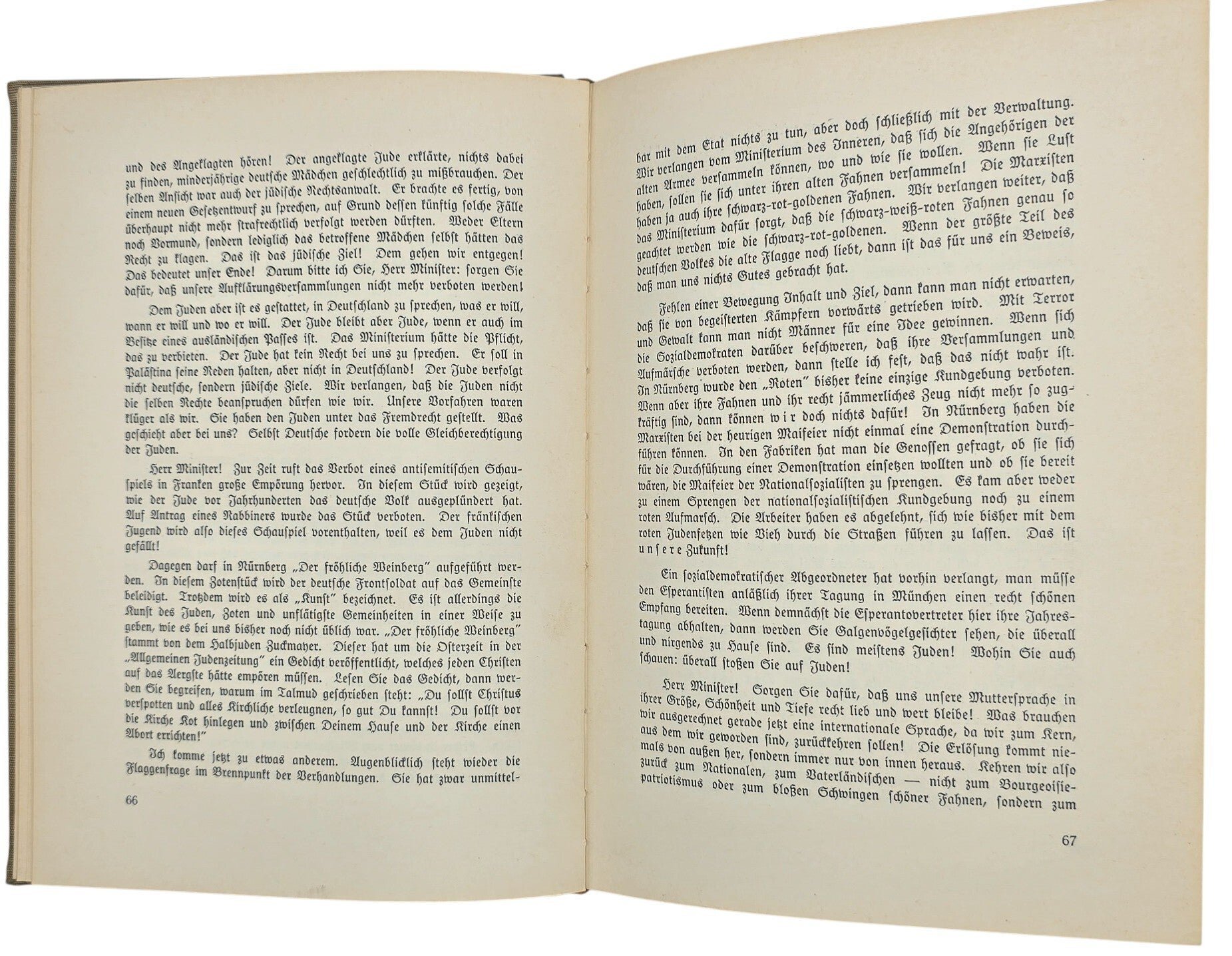 Original WW2 German Antisemitic Book - Kampf dem Weltfeind, Julius Streicher, Der Stürmer (1938) — image 11