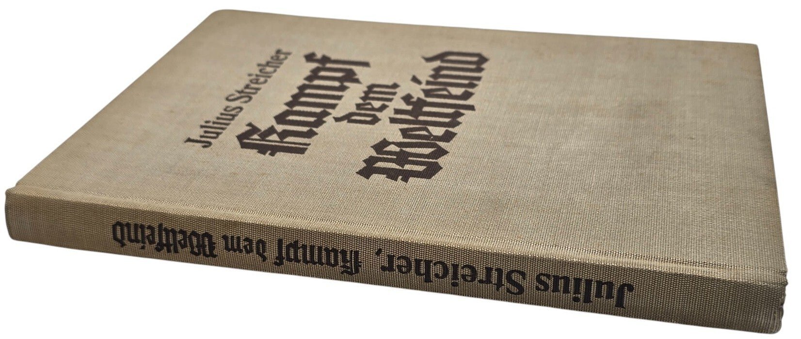 Original WW2 German Antisemitic Book - Kampf dem Weltfeind, Julius Streicher, Der Stürmer (1938) — image 13