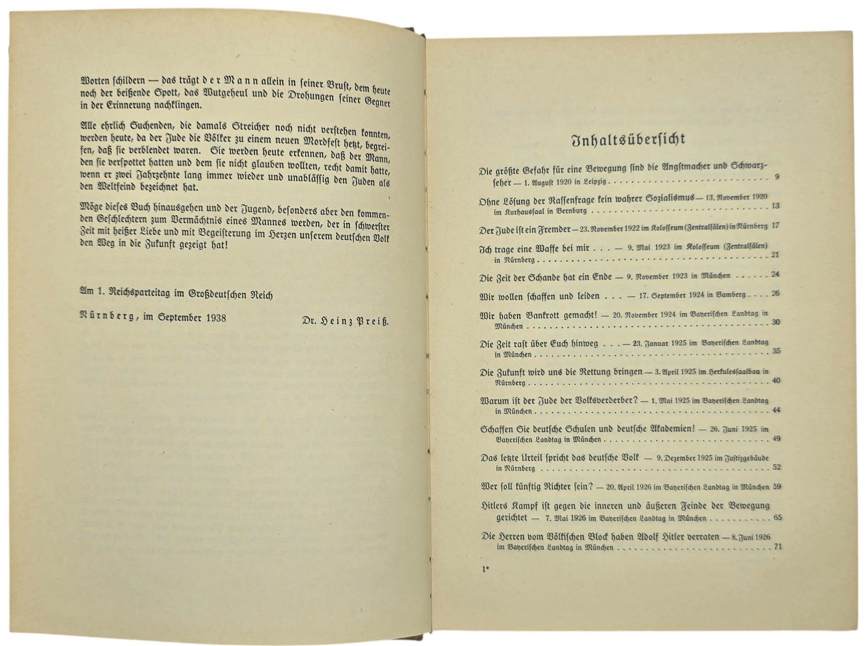 Original WW2 German Antisemitic Book - Kampf dem Weltfeind, Julius Streicher, Der Stürmer (1938) — image 5