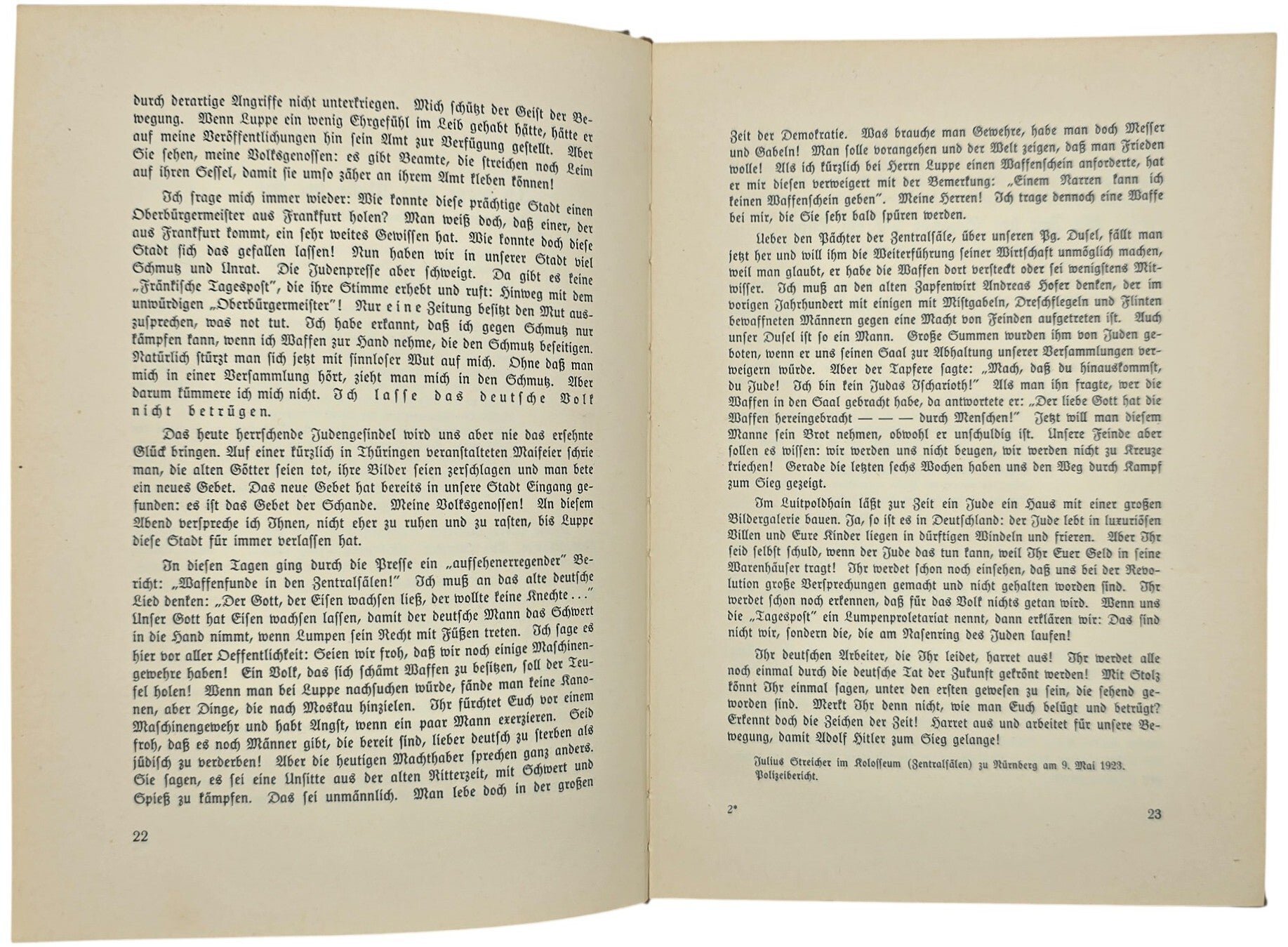 Original WW2 German Antisemitic Book - Kampf dem Weltfeind, Julius Streicher, Der Stürmer (1938) — image 7