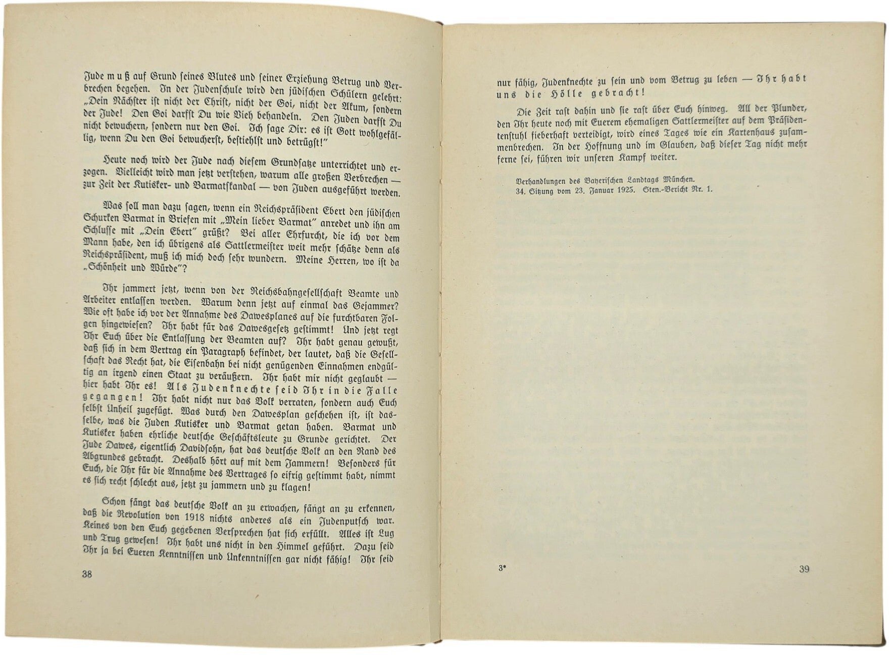 Original WW2 German Antisemitic Book - Kampf dem Weltfeind, Julius Streicher, Der Stürmer (1938) — image 8