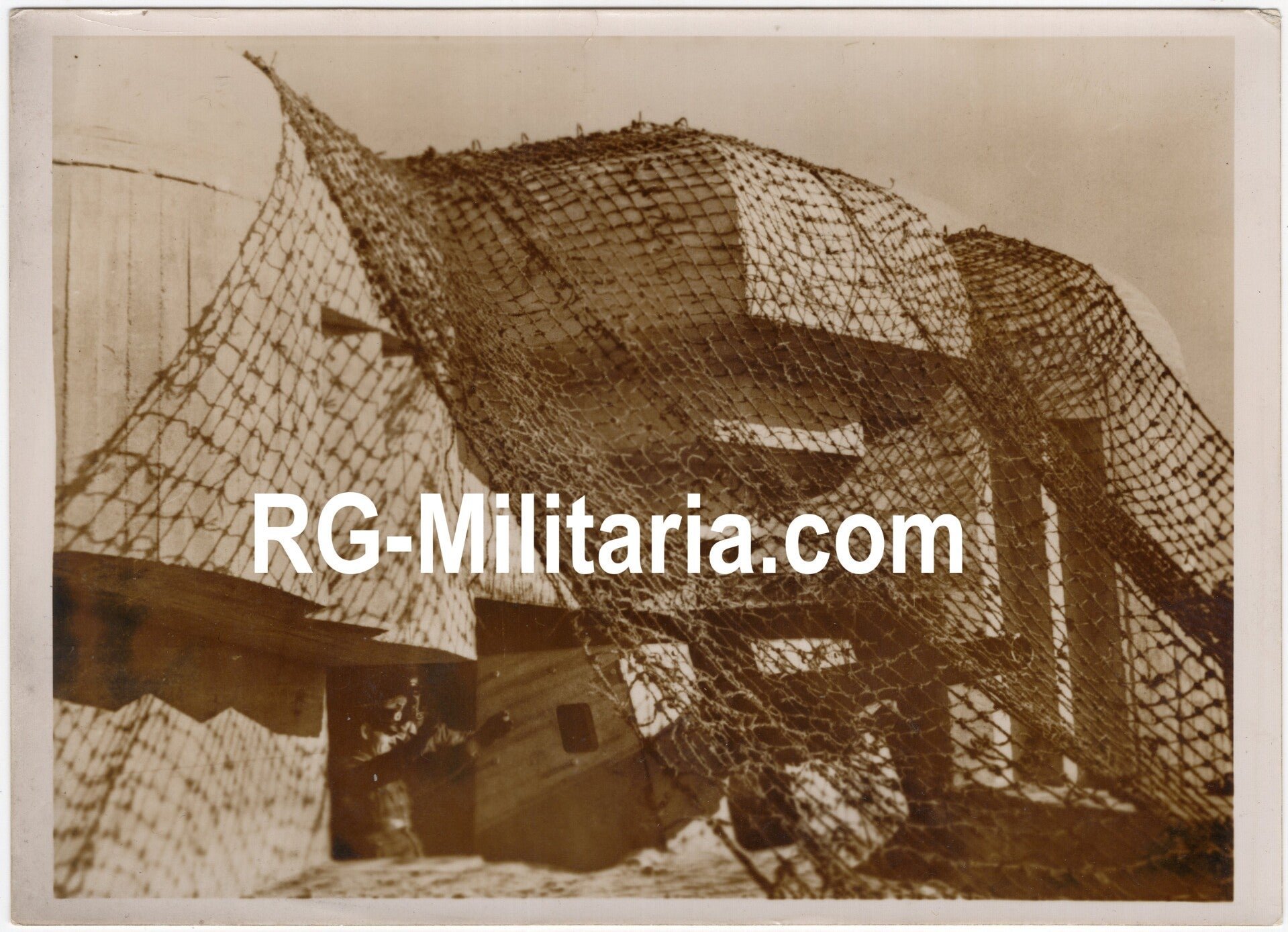 Original WW2 German Press Photo - Large bunker at the Biscaya, Atlantikwall, South of France (1944) — image 3