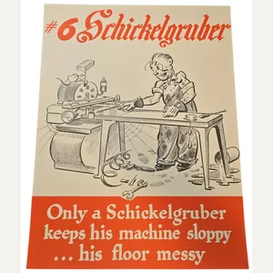 Original WW2 US Poster - #6 Schickelgruber Only a Schickelgruber …