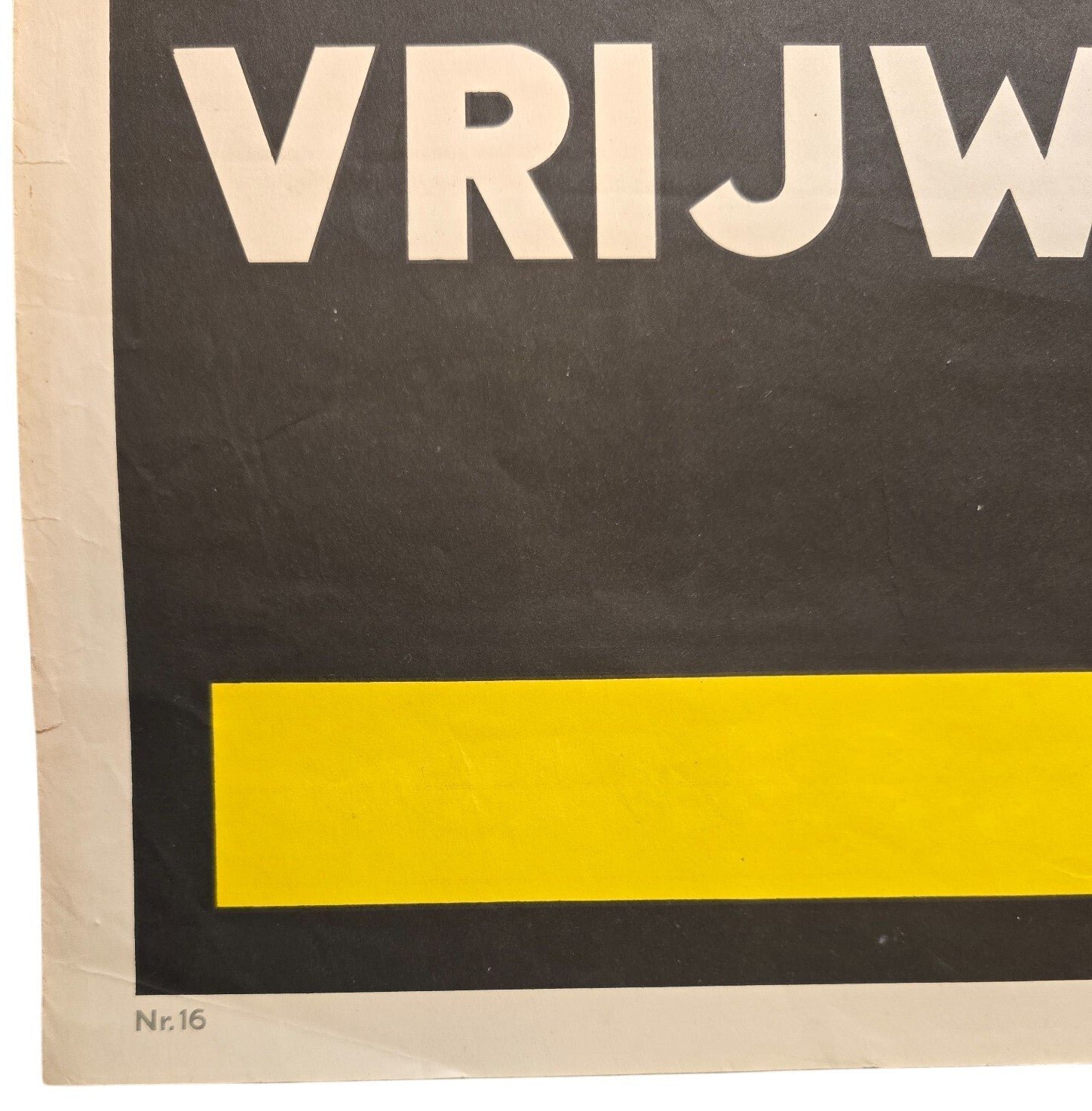 Original WW2 Dutch Waffen SS Poster - Neemt dienst bij het Vrijwilligers Legioen Nederland, large size! (1941) — image 5