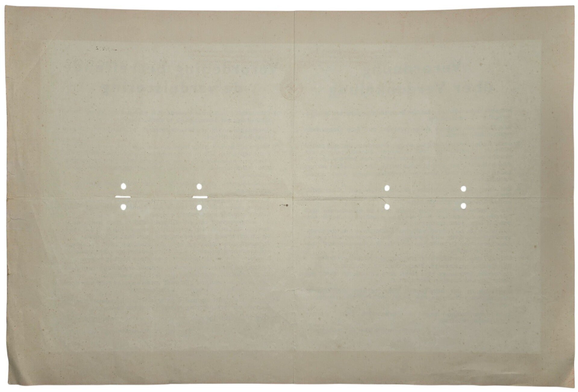 Original WW2 Dutch German Poster - Blackout rules Dutch civilians — image 2