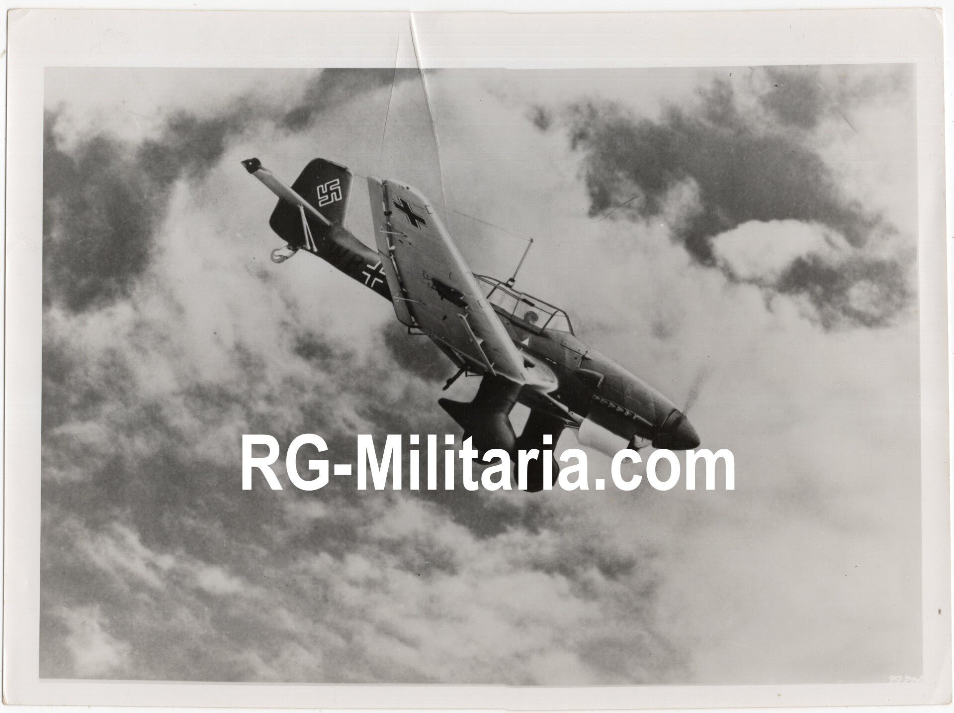 Original WW2 German Luftwaffe Photo - Junkers Ju 87 Stuka airplane in the air — image 3