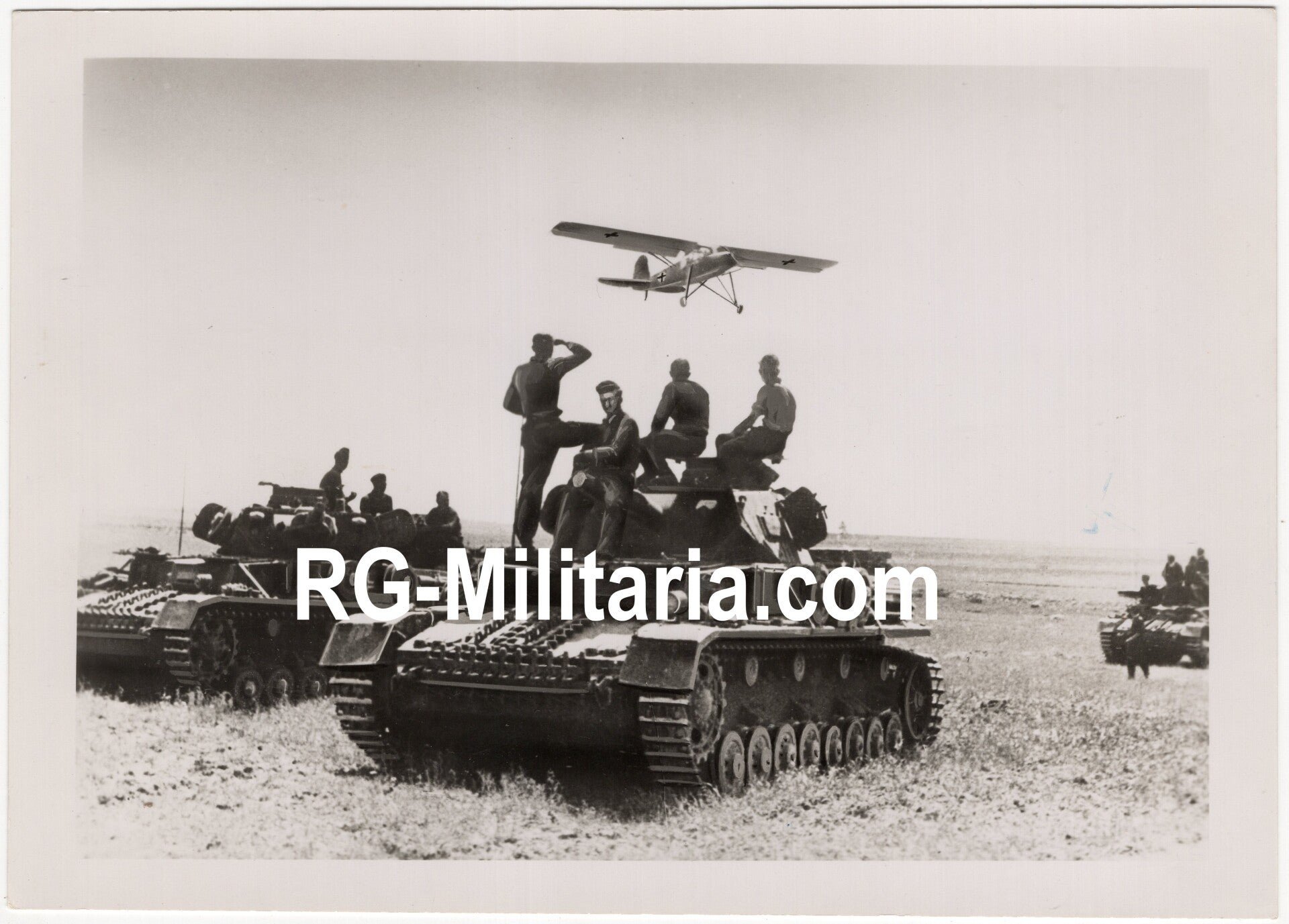 Original WW2 German Press Photo - Fieseler Storch Fi 156 airplane on the Eastern Front — image 3