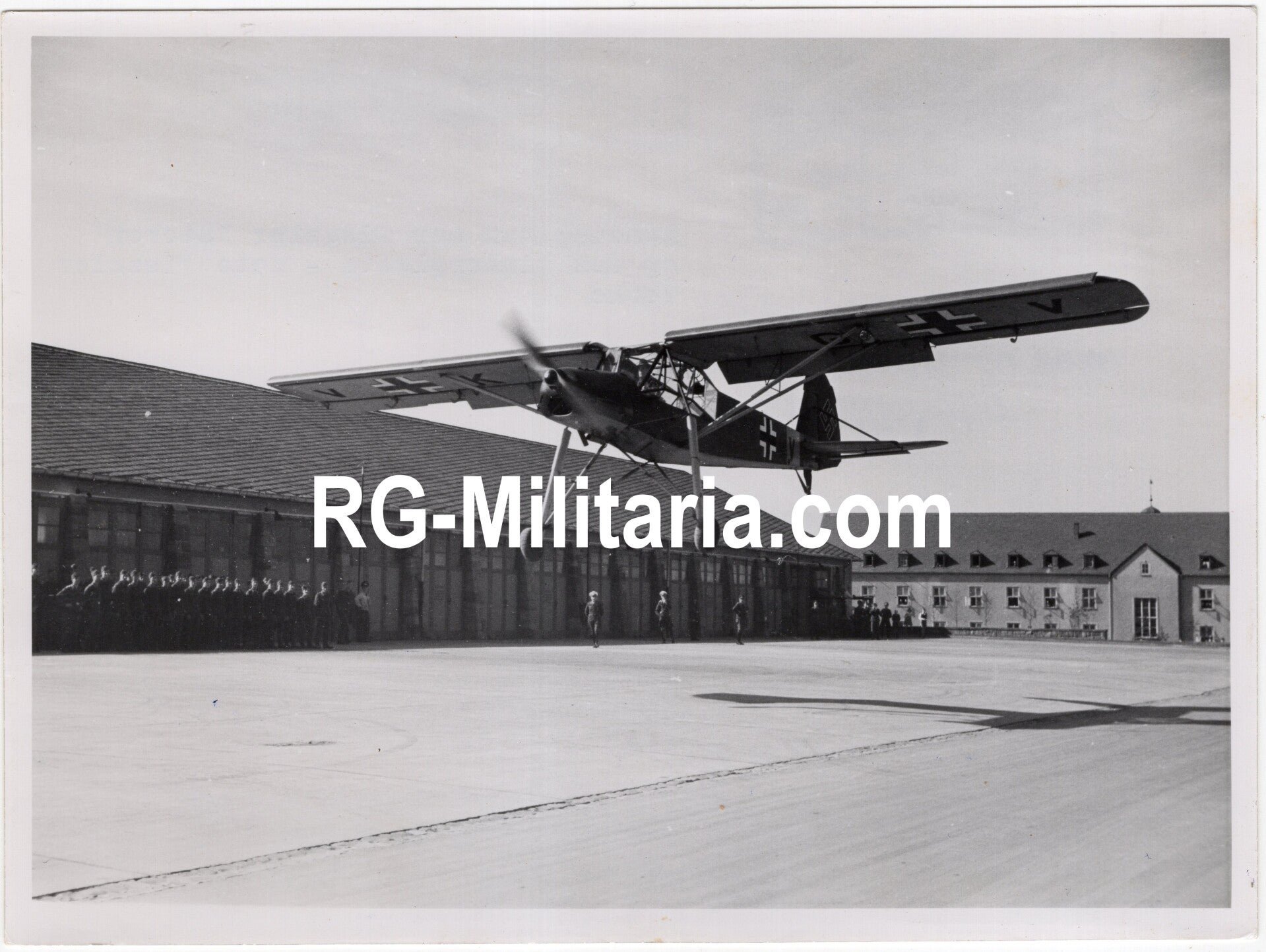 Original WW2 German Luftwaffe Photo - Fieseler Storch airplane at Fieseler Werke (1941) — image 3