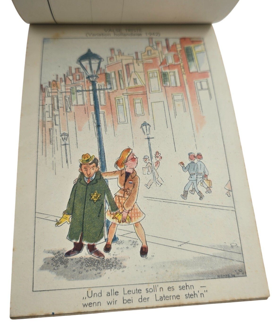 Original WW2 Dutch Collaboration Postcard - Postcard set Wat een Tijd Wat een Tijd, Klemke (1942) — image 5