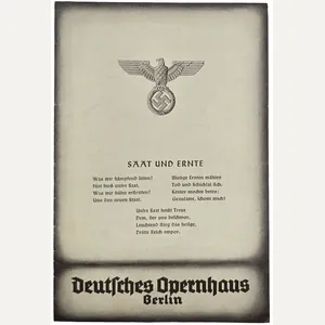 Original WW2 German Brochure - Der Vorhang, Blätter des Deutschen …