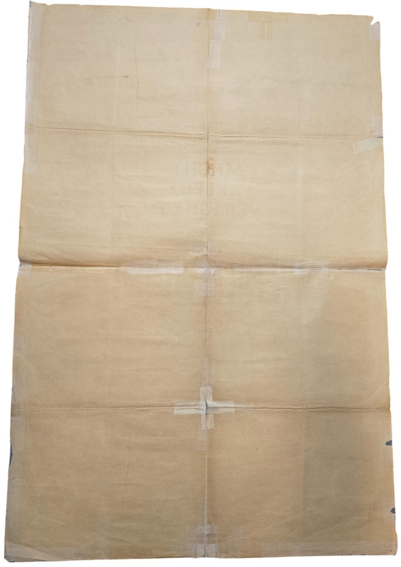 Original WW2 Dutch Collaboration NSB Poster - Met Mussert voor Nieuw-Nederland in Nieuw-Europa (1942) — image 8