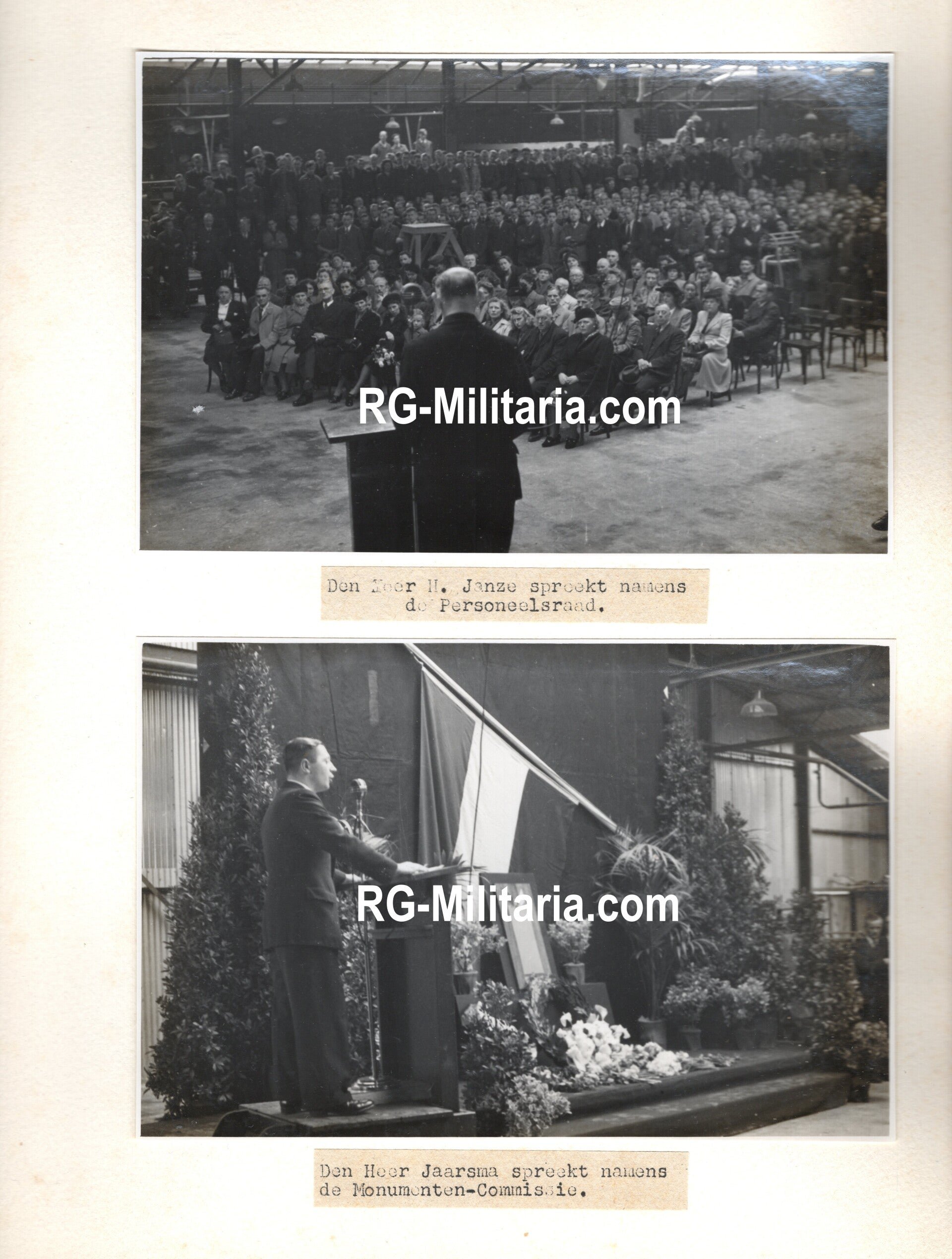 Original WW2 Dutch Photoalbum - Memorial album for the perished workers of the Fokker airplane company (1948) — image 13