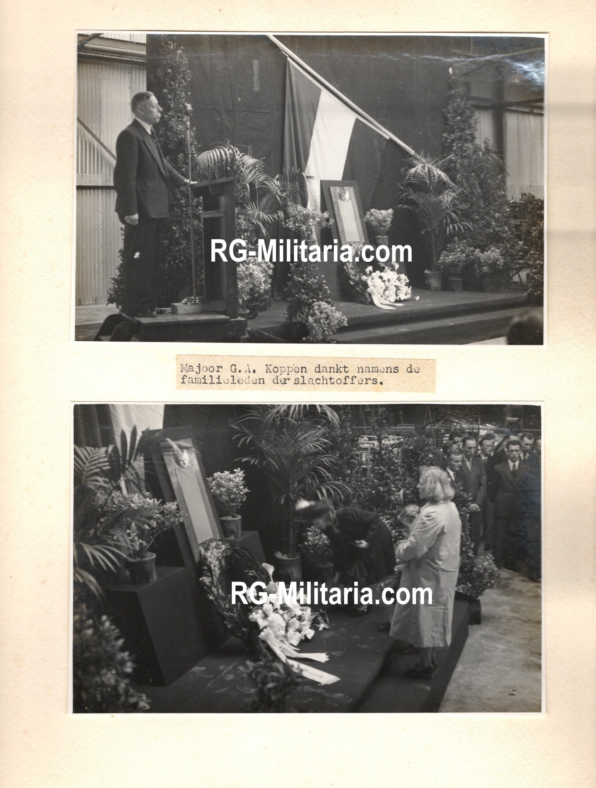 Original WW2 Dutch Photoalbum - Memorial album for the perished workers of the Fokker airplane company (1948) — image 15