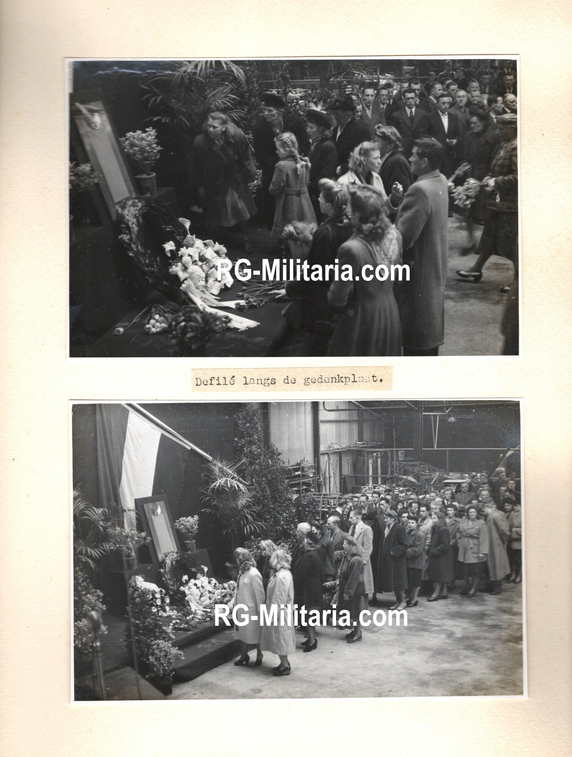 Original WW2 Dutch Photoalbum - Memorial album for the perished workers of the Fokker airplane company (1948) — image 16