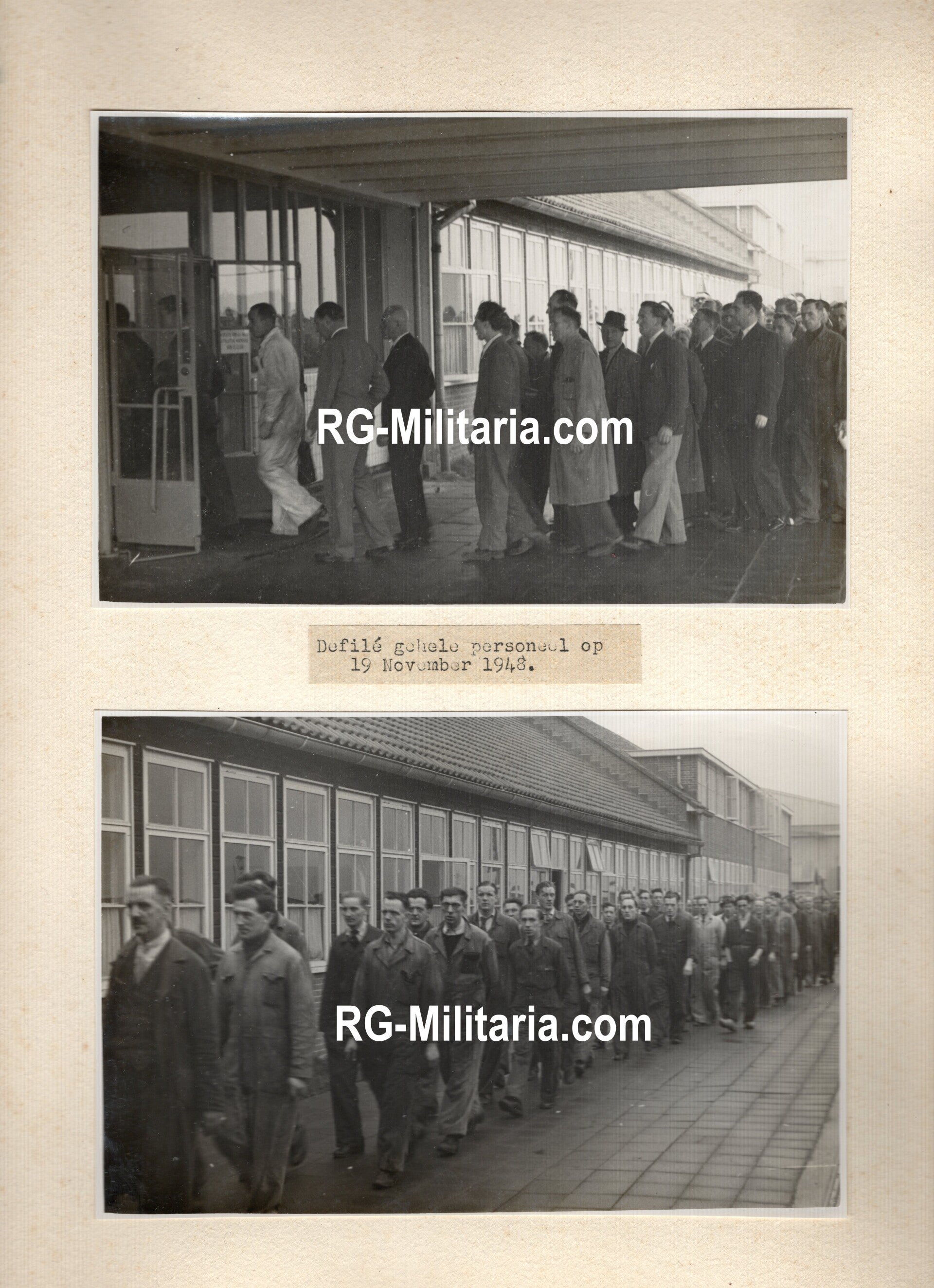 Original WW2 Dutch Photoalbum - Memorial album for the perished workers of the Fokker airplane company (1948) — image 19