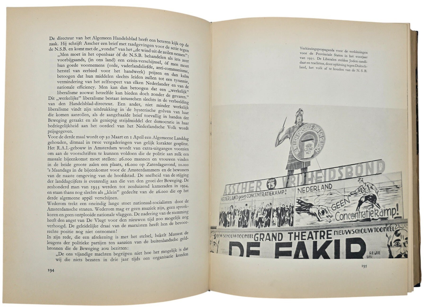 Original WW2 Dutch Collaboration Book - Voor Volk en Vaderland, Parool, resistance fighter signed — image 10