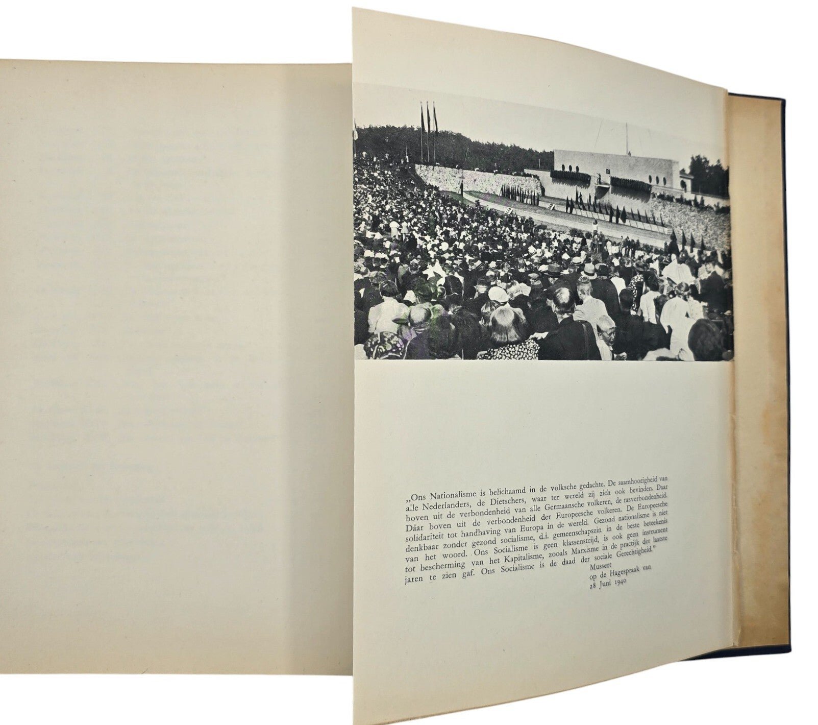 Original WW2 Dutch Collaboration Book - Voor Volk en Vaderland, Parool, resistance fighter signed — image 12