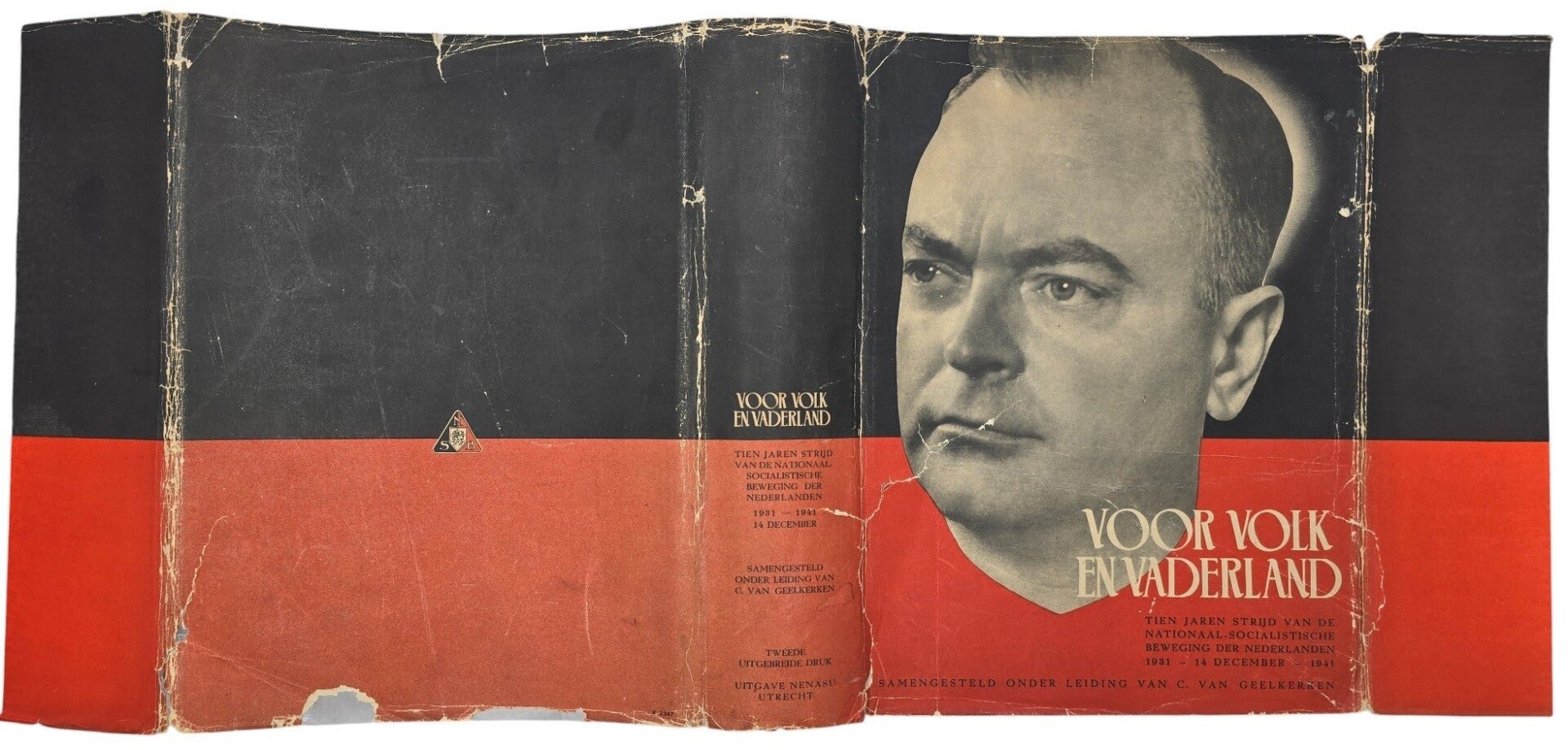 Original WW2 Dutch Collaboration Book - Voor Volk en Vaderland, Parool, resistance fighter signed — image 13